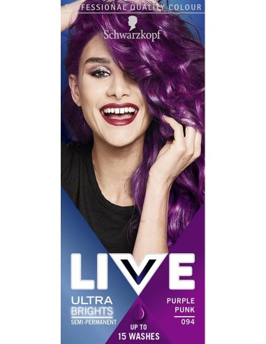 Schwarzkopf LIVE Purple Punk MO94 Colour + Moisture Permanent Schwarzkopf LIVE Purple Punk MO94 Colour + Moisture Permanent